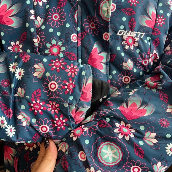Colorful Kids Jacket with Floral Design - Picture 11 of 11